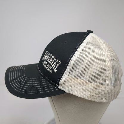 Port Authority Trucker Hat Black White One Size Historic Imperial Juneau Alaska