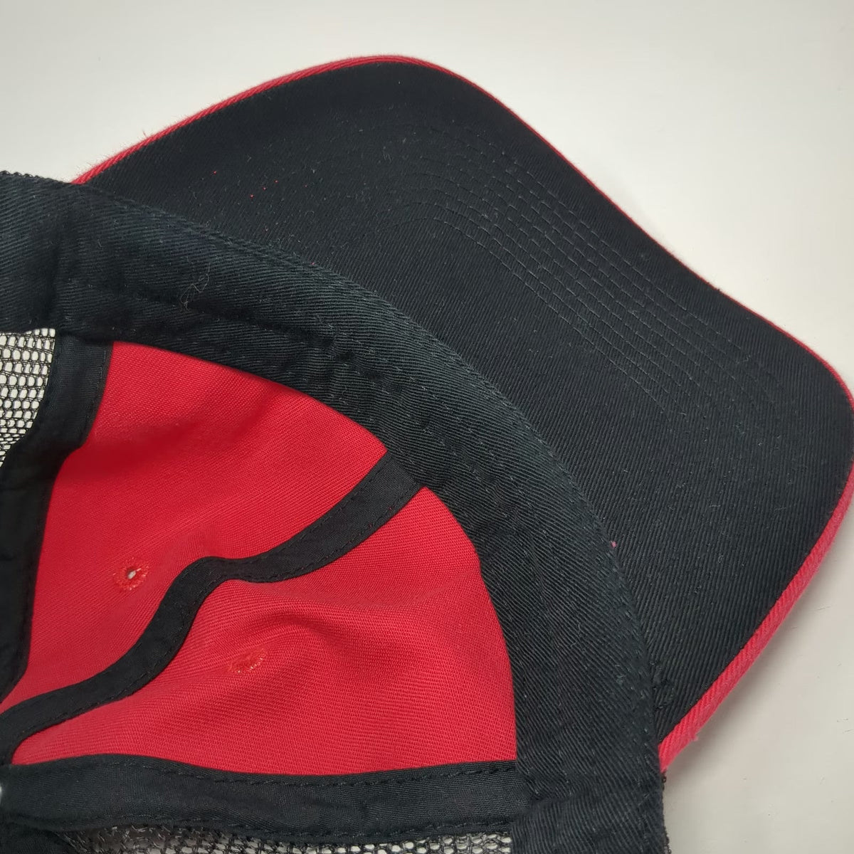 AMC Heinz Tomato Ketchup Baseball Cap Red Black One Size Mesh Hat Slideback Logo