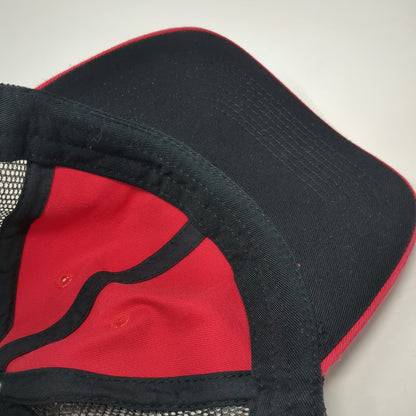 AMC Heinz Tomato Ketchup Baseball Cap Red Black One Size Mesh Hat Slideback Logo