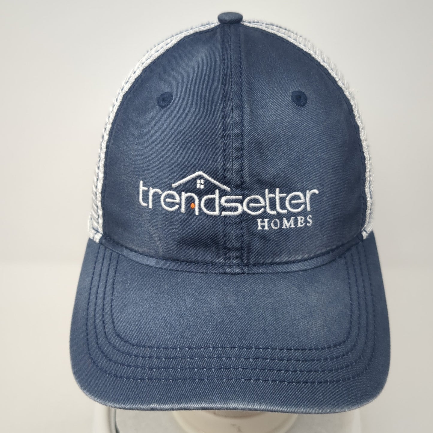 Trendsetter Homes Mesh Back Trucker Hat Blue One Size Outdoor Cap