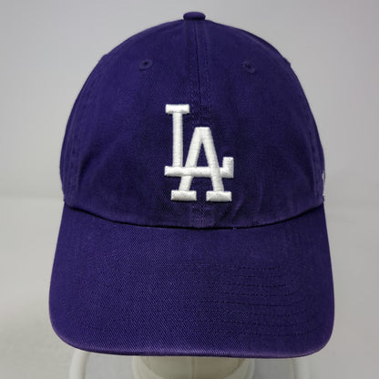 '47 Los Angeles Dodgers MLB Baseball Cap Purple One Size Embroidered Logo Hat