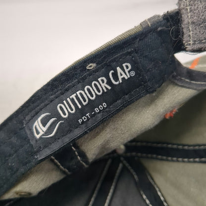 Outdoor Cap Baseball Cap Gray Green One Size NW Log-istics Contrast Stitch Hat