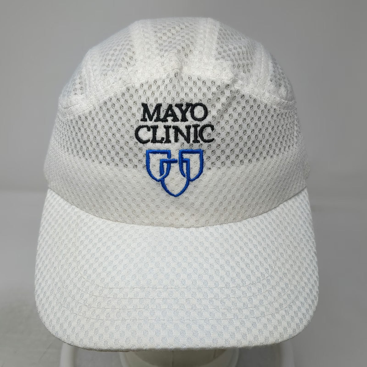 Headmost Baseball Cap White One Size Mayo Clinic Finish Breast Cancer Mesh Hat