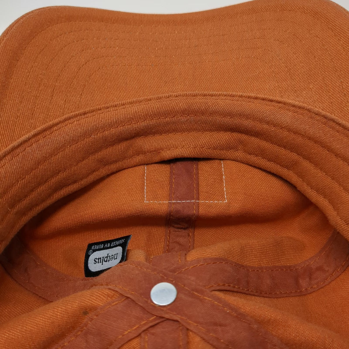 Smartwool Baseball Cap Orange One Size Cotton Patch Logo Adjustable Strap Hat