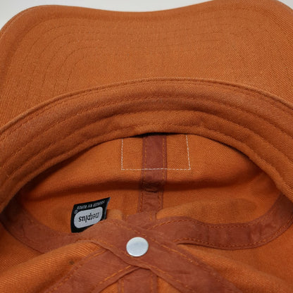 Smartwool Baseball Cap Orange One Size Cotton Patch Logo Adjustable Strap Hat