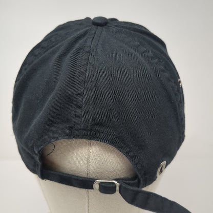 Classical Eye Slideback Baseball Cap Black One Size Adjustable Embroidered