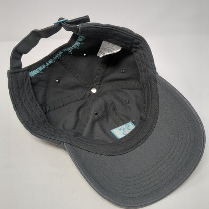 Cheers To The Wiseman Slideback Hat Gray One Size Adjustable Embroidered