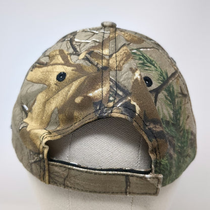 Cap America Apex EverOn Company Camo Hat One Size Baseball Cap Strapback Brown