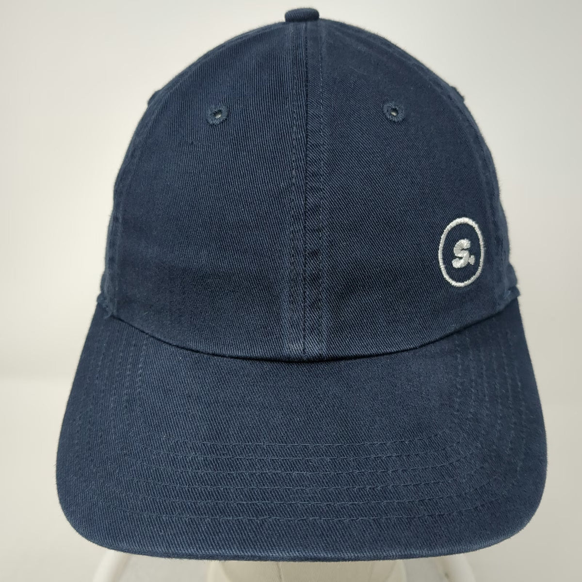 Richardson Baseball Cap Blue L Slideback Cotton SUDS Logo Embroidered Strap Hat