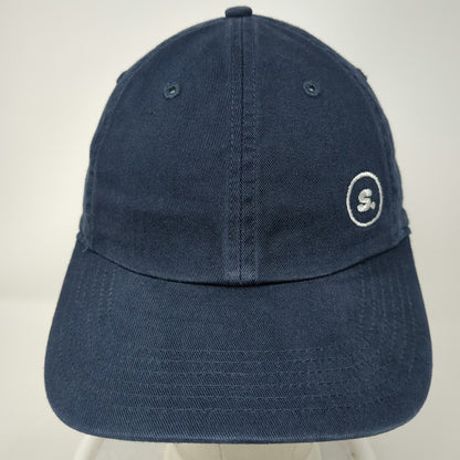 Richardson Baseball Cap Blue L Slideback Cotton SUDS Logo Embroidered Strap Hat