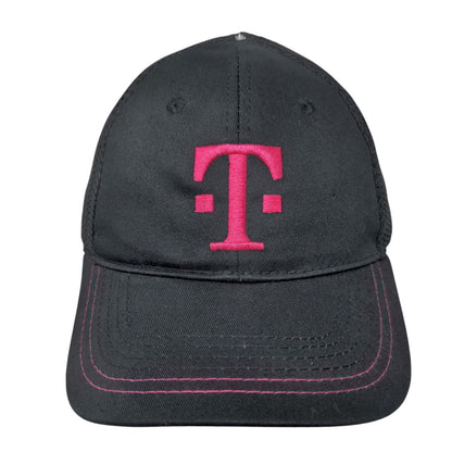 T-Mobile Tuesdays Strapback Trucker Hat Black OSFA Adjustable Mesh Back Cotton