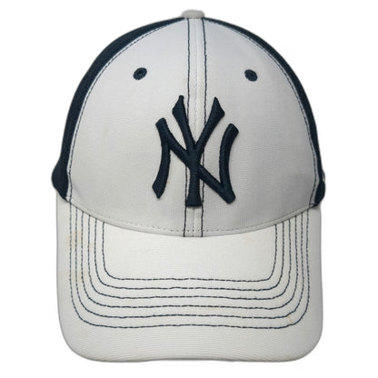 New York Yankees MLB '47 Baseball Cap Hat White Blue One Size Mesh Strapback