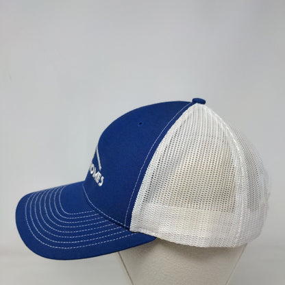 Megg Homes Snapback Mesh Back Trucker Hat Blue One Size Richardson