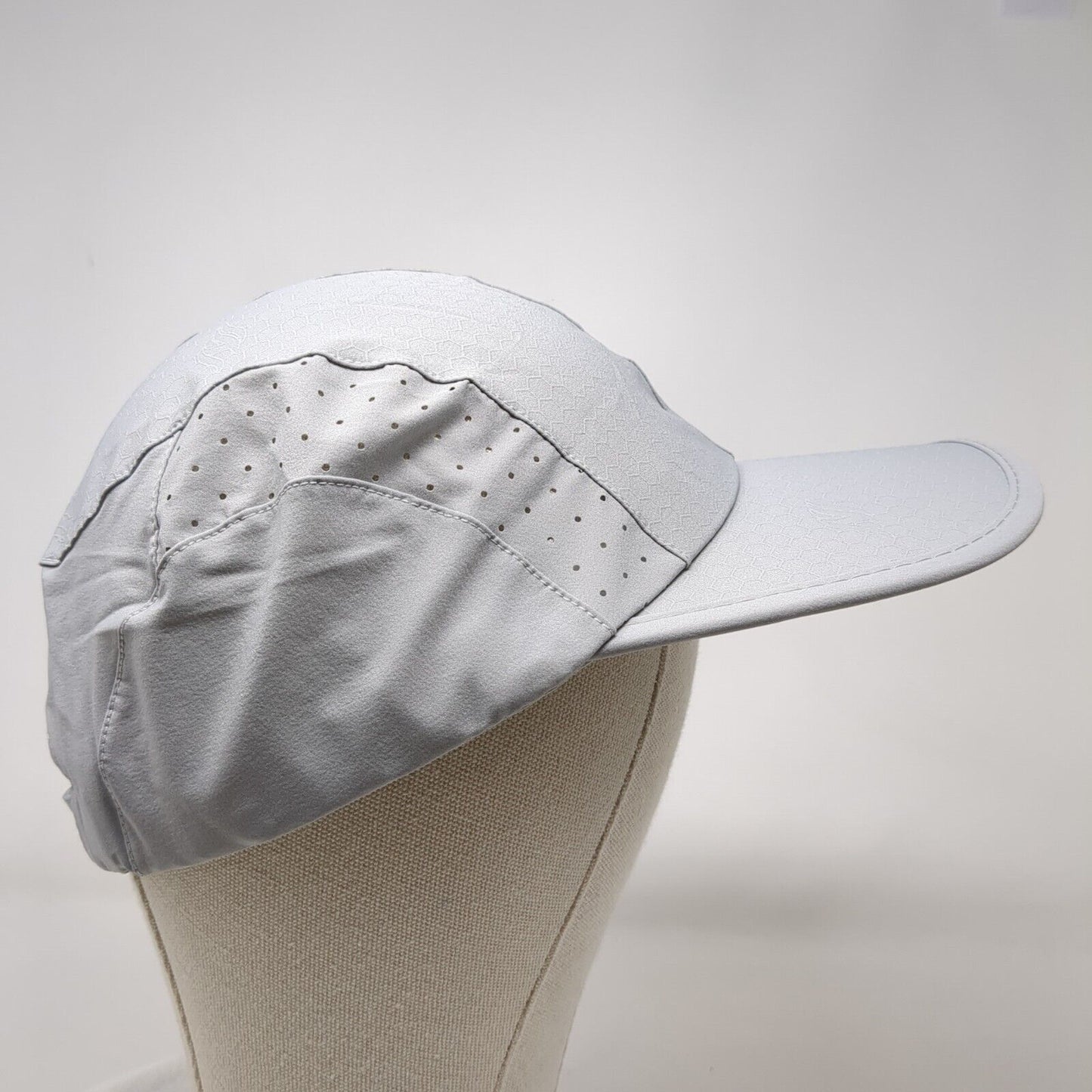 Narason Slideback Hat Gray One Size Adjustable Breathable Lightweight Polyester