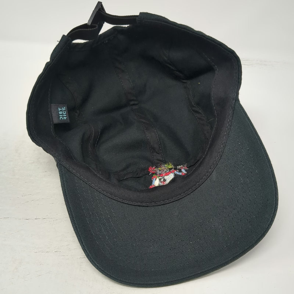 District 5 Panel Black One Size Hat Robot WeAssistBots LLC Graphic Cotton Strap