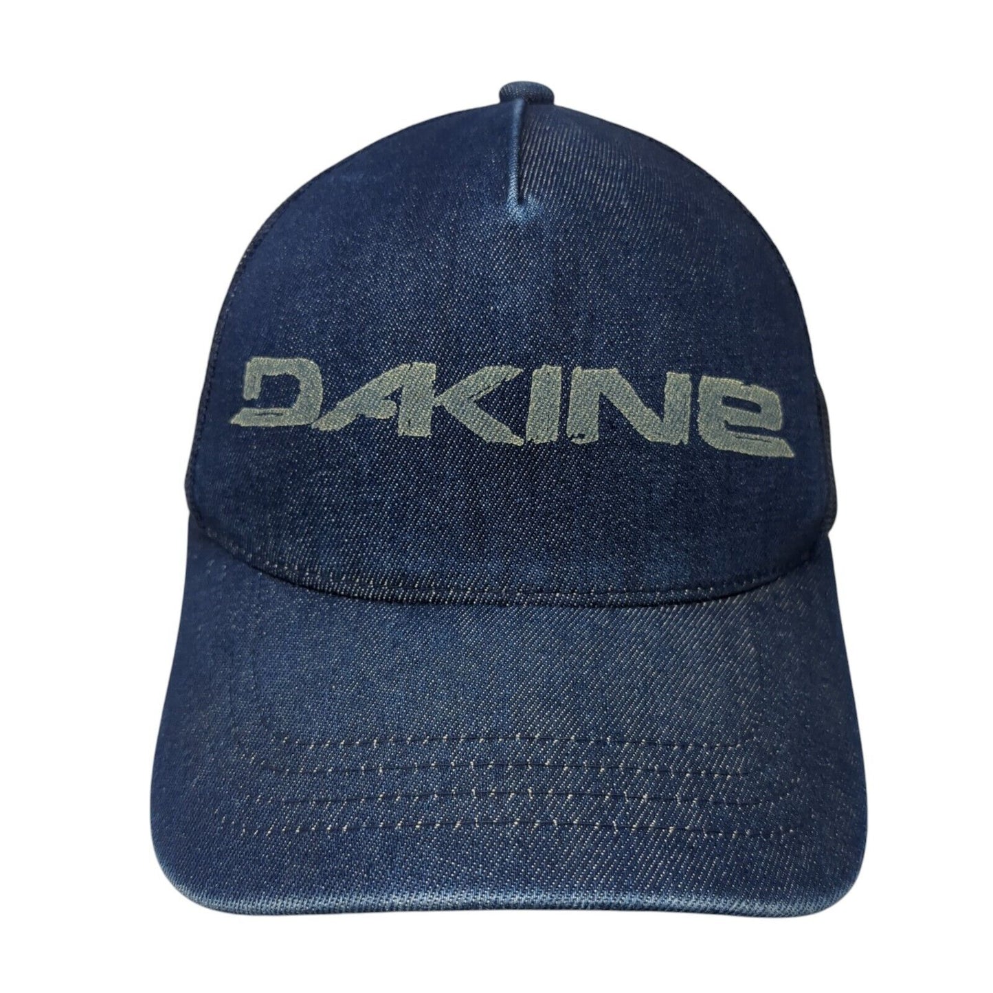 Dakine Snapback Mesh Back Trucker Hat Blue Denim One Size Yupoong