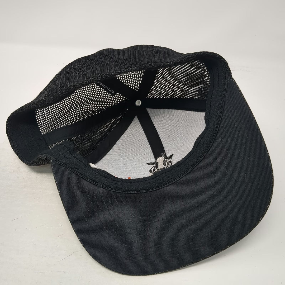 Pacific Headwear Baseball Cap Black XL Bettencourt Dairy Mesh Flex Fit Hat