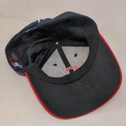 Cleveland Guardians Strapback Hat Red Blue OSFM Embroidered Logo MLB