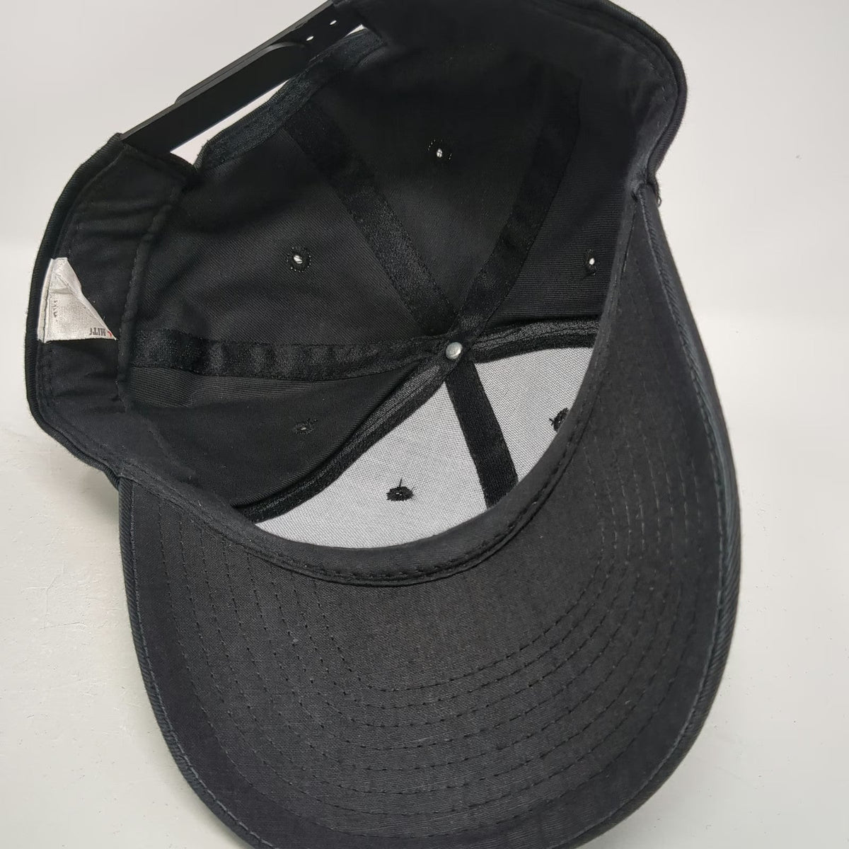 M.I.T.I. Company Snapback Hat Black One Size U.S. Army Star Logo Structured