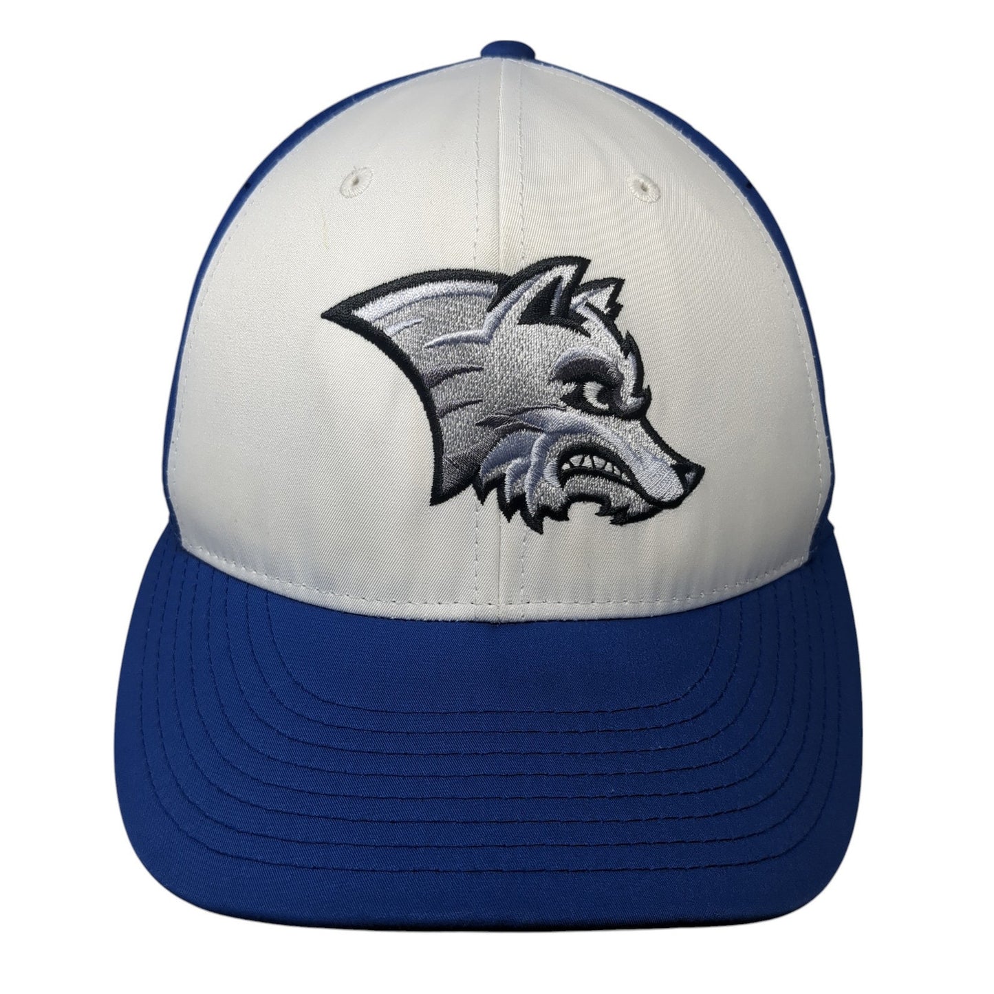 Godfrey Timberwolves Fitted Baseball Cap Blue Medium Embroidered Richardson