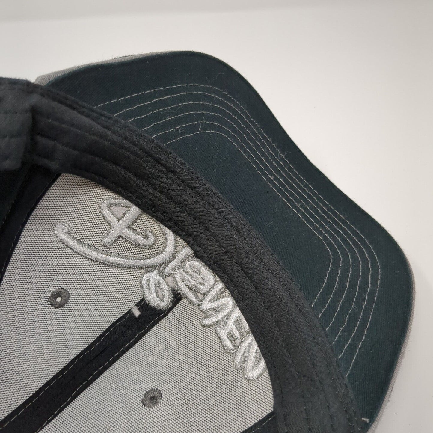 Disney Strapback Hat Black One Size Adjustable Embroidered 6 Panel