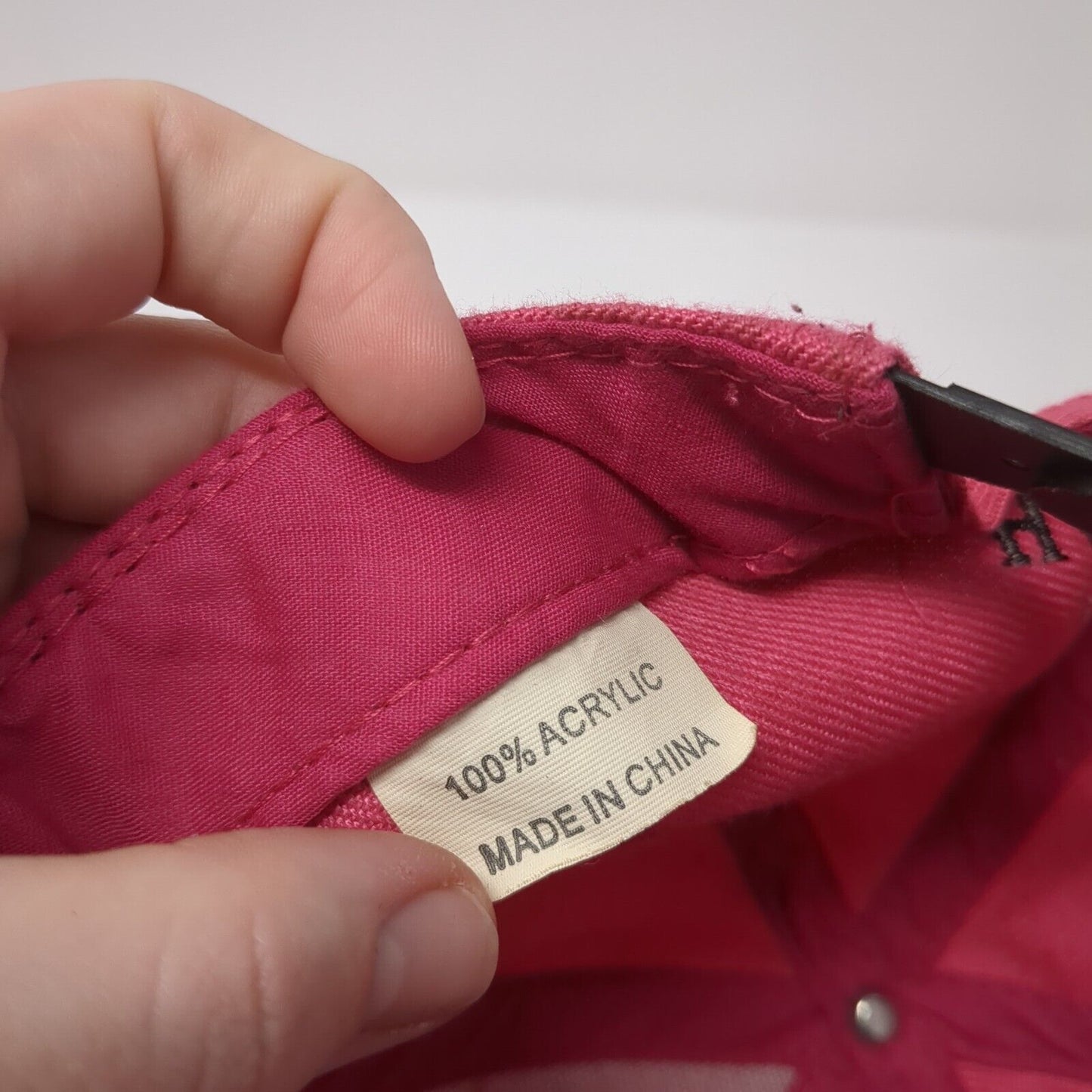 Tom Boland Ford Hannibal MO Snapback Hat Pink One Size Colorblock
