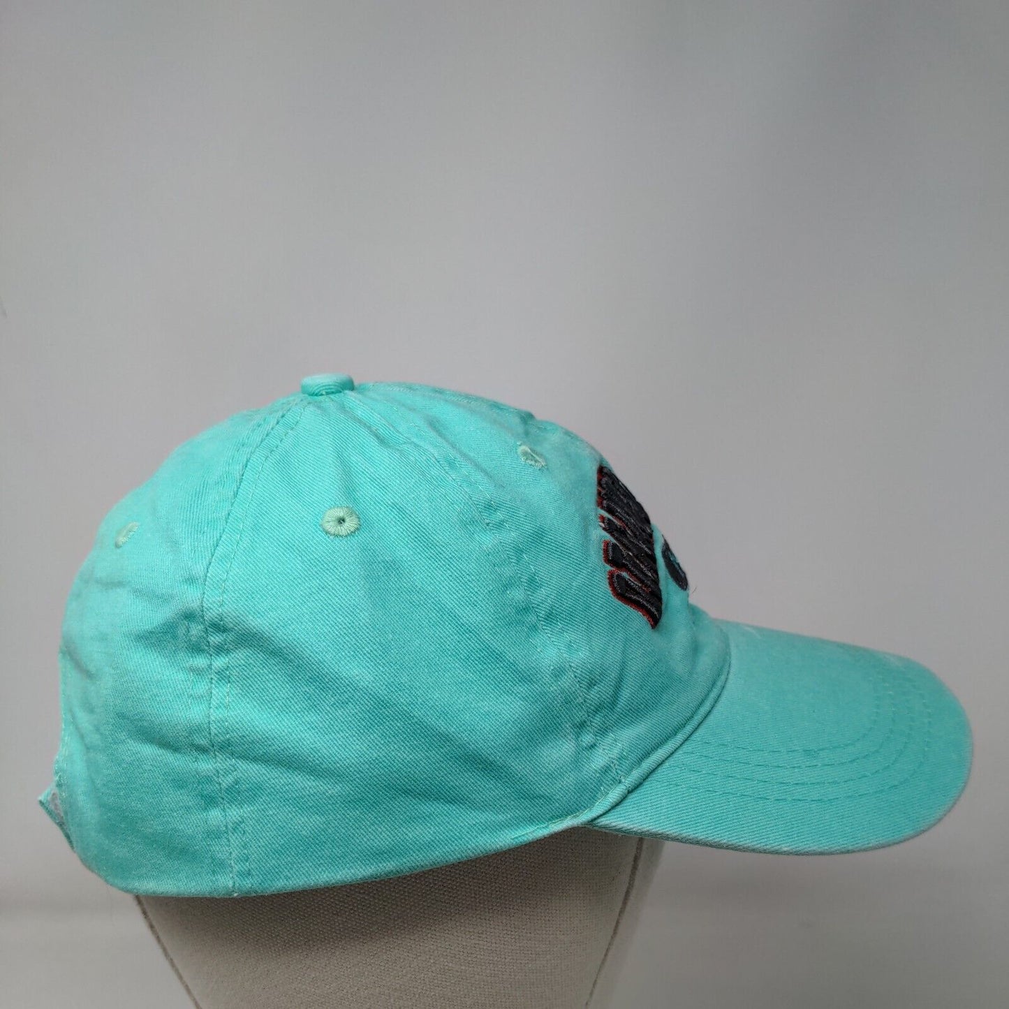 Orange Beach 1984 Alabama Strapback Hat Greenish-Blue One Size Alvin's Island
