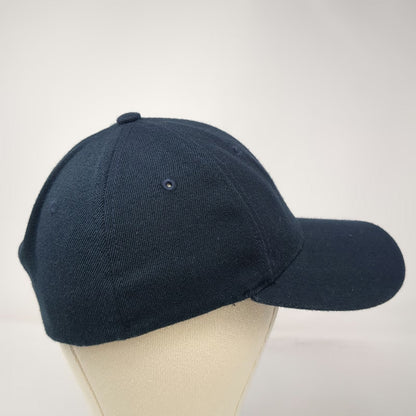 Zephyr Baseball Cap Blue L Stretch Fit Pop Logo Hat Acrylic Spandex Embroidered