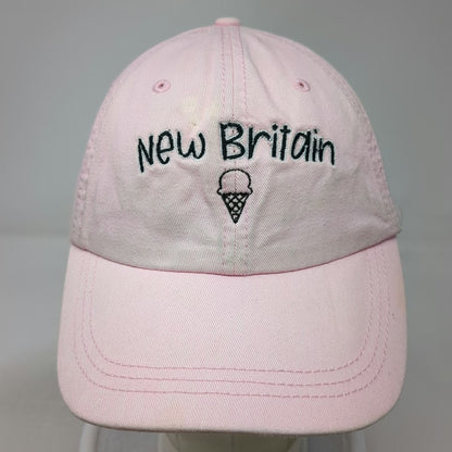 Sportsman Baseball Cap Pink One Size New Britain Ice Cream Slideback Cotton Hat