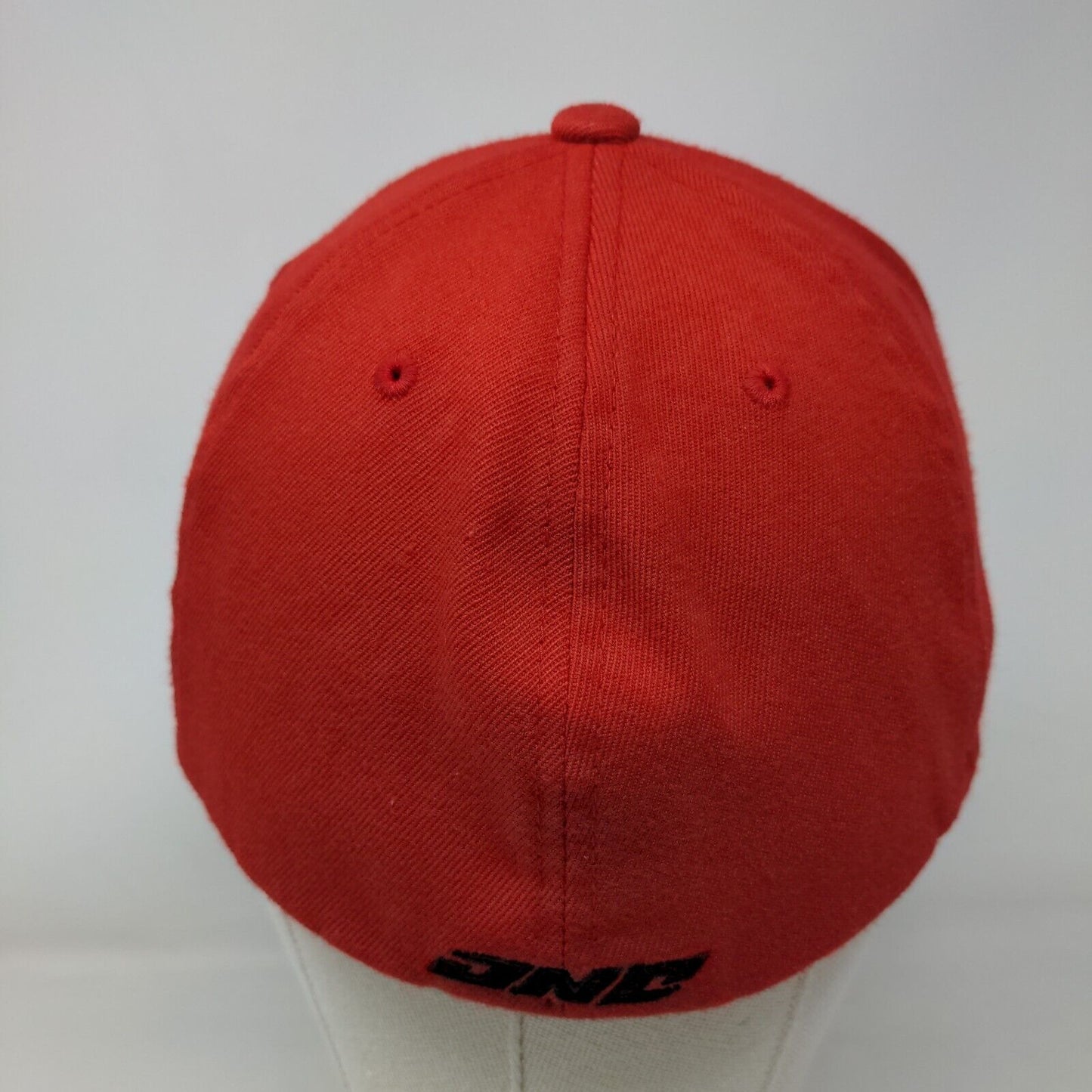 One Industries Fitted Hat Red S-M Embroidered Flexfit Vent Holes