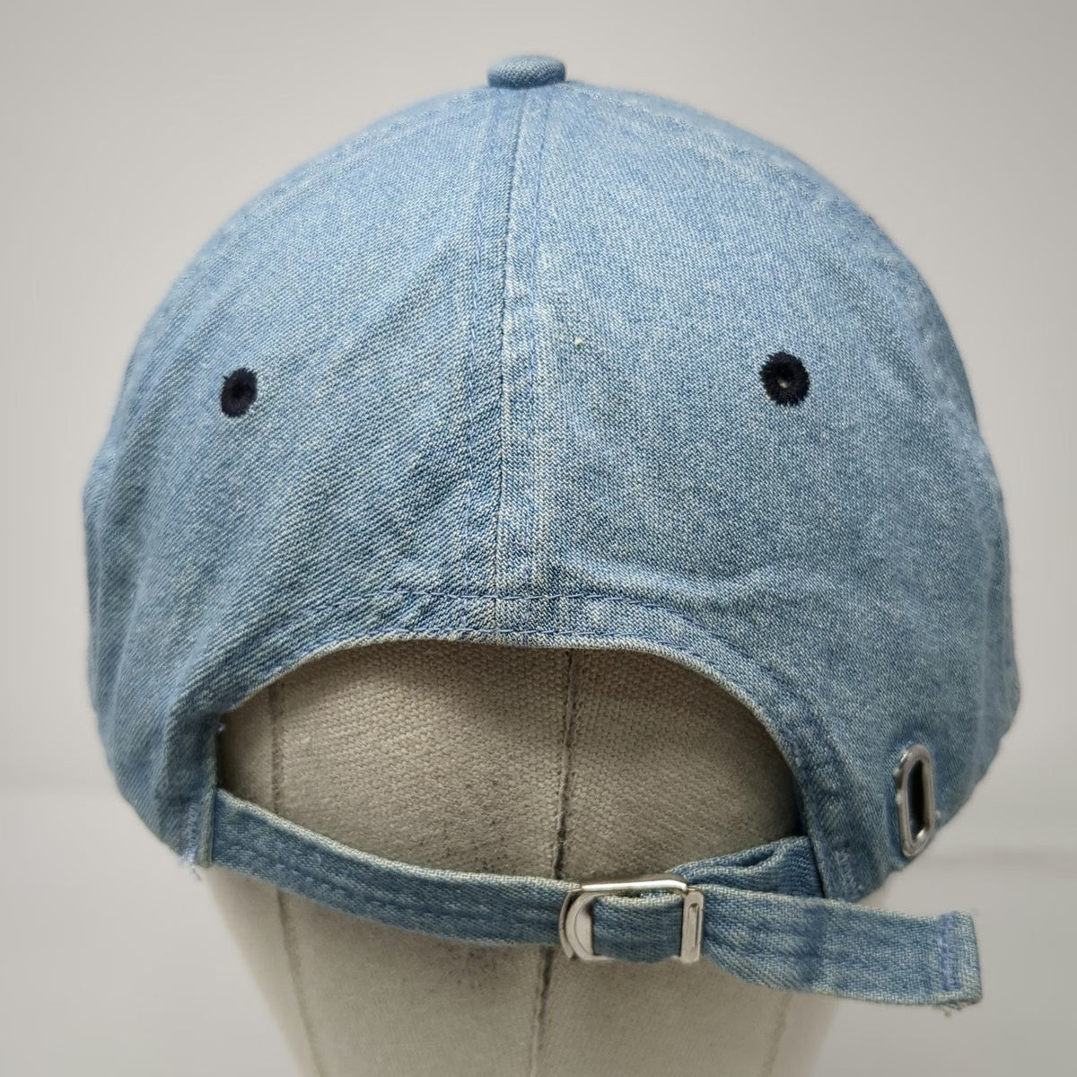Polo Ralph Lauren Baseball Cap Blue One Size Denim Slideback Logo 6 Panel Hat