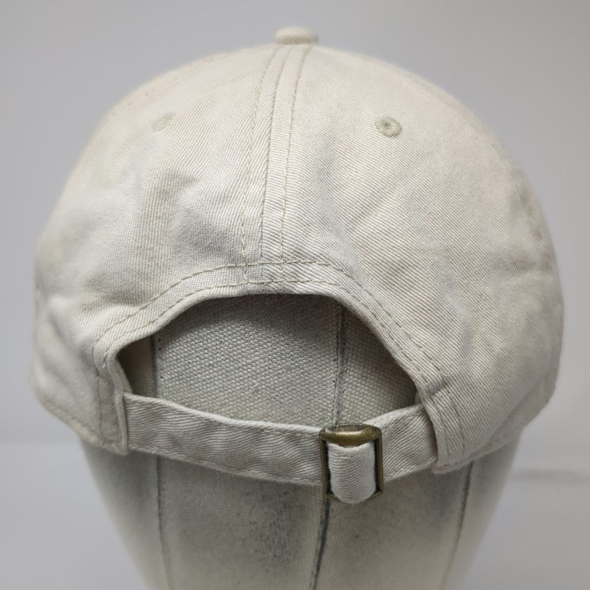 Cap America Lamb Weston Potato Logo Beige Baseball Hat One Size Adjustable Slide