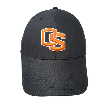 Nike Team Oregon State Fitted Hat Black One Size Embroidered Logo