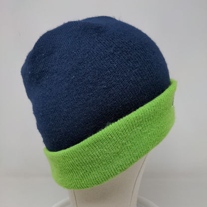 '47 Brand Men's Knit Beanie Hat Cap Blue Green Seattle Seahawks NFL Logo