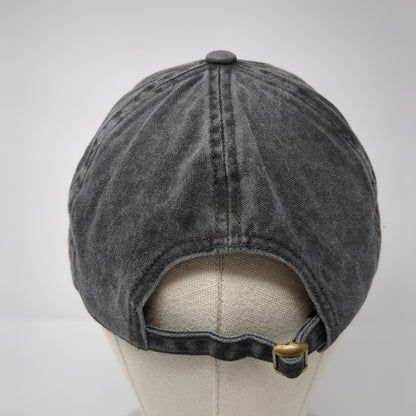Howdy Slideback Hat Gray One Size Adjustable Embroidered Western 6 Panel