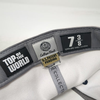 Penn State Nittany Lions NCAA Top of the World Cap White Blue 7 3/8 Fitted Hat