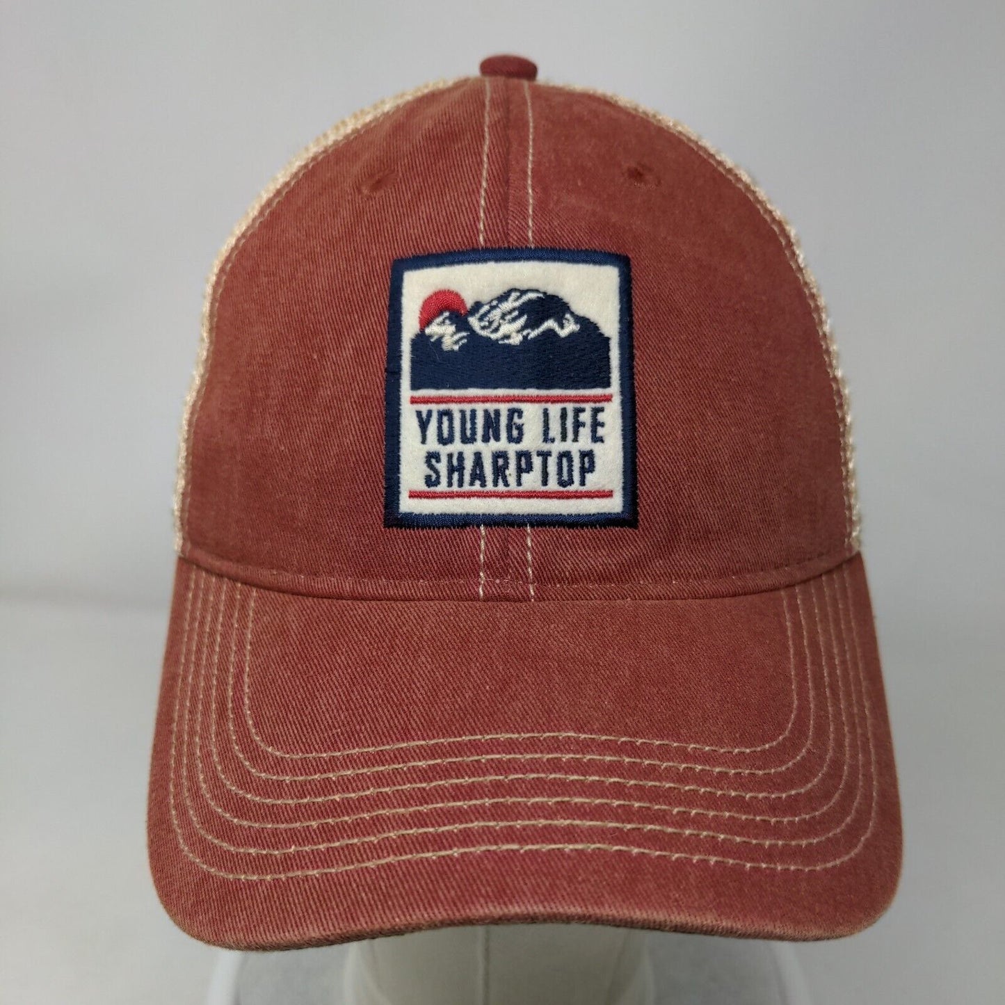 Young Life Sharptop Snapback Mesh Back Trucker Hat Multi One Size Legacy