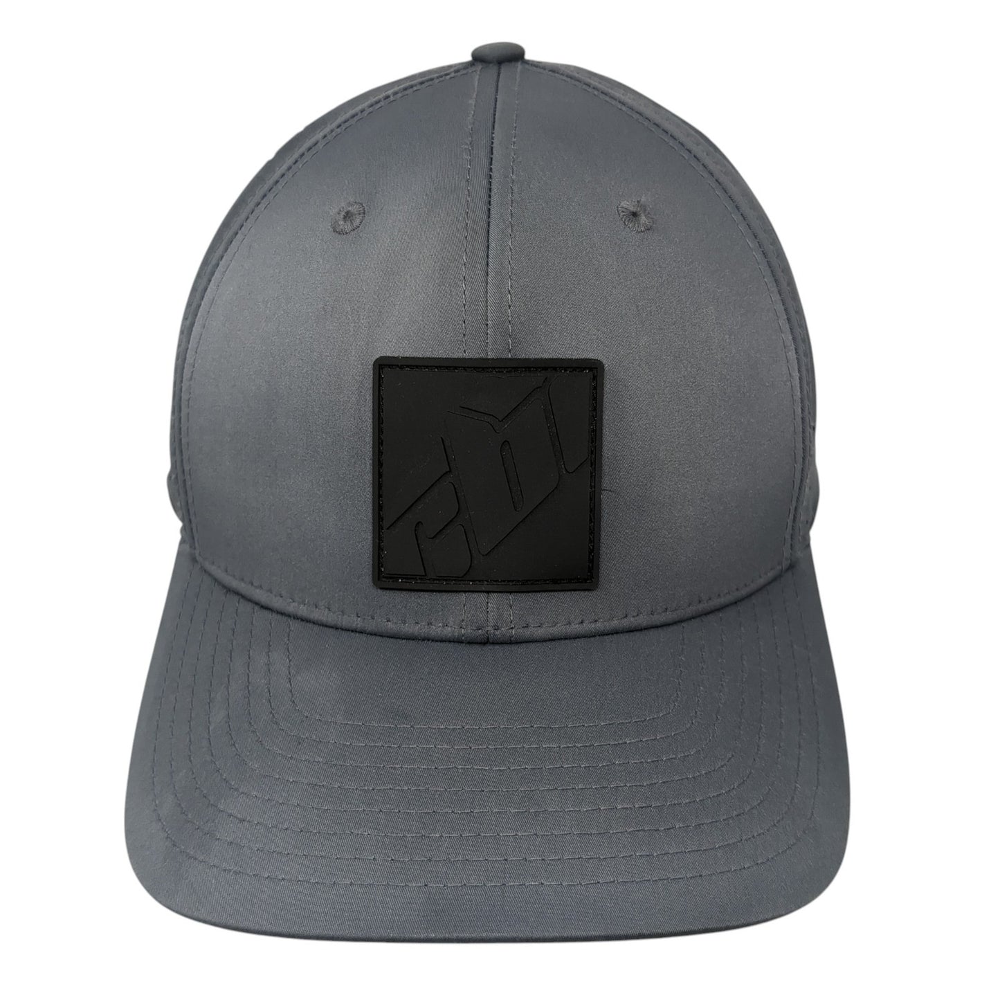 Richardson Patch Snapback Hat Gray Large Solid Adjustable Laser Cut