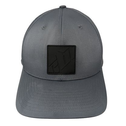 Richardson Patch Snapback Hat Gray Large Solid Adjustable Laser Cut