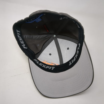 Aubree Wartman Racing Fitted Hat Gray L/XL Flexfit Embroidered Port Authority