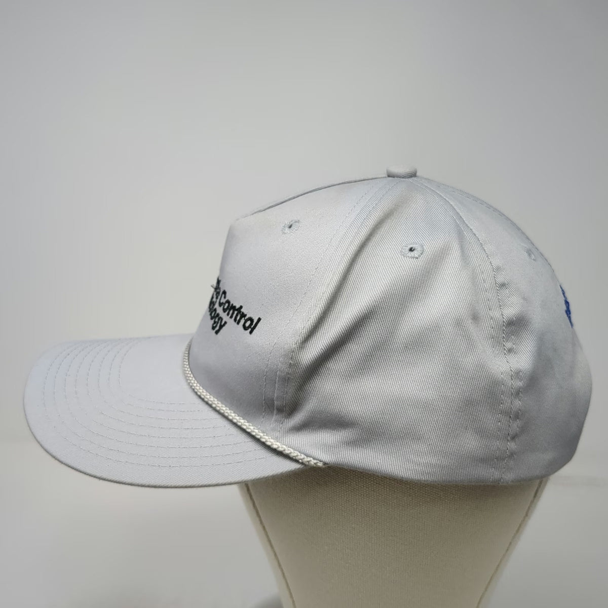 Value Caps 5 Panel Gray One Size Rope Snapback Remote Control Technology Hat