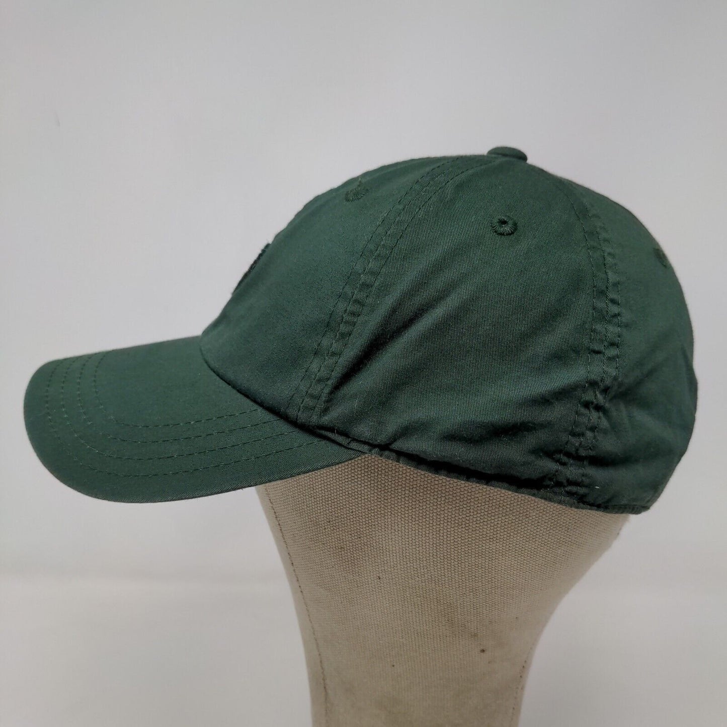 American Needle Men's Strapback Hat Green Adjustable Embroidered Logo Medinam