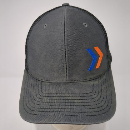 Arrow Snapback Trucker Hat Gray OS Adjustable Embroidered Mesh Back 6 Panel
