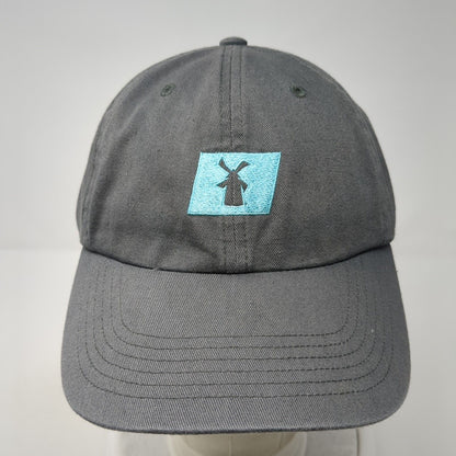 Cheers To The Wiseman Slideback Hat Gray One Size Adjustable Embroidered