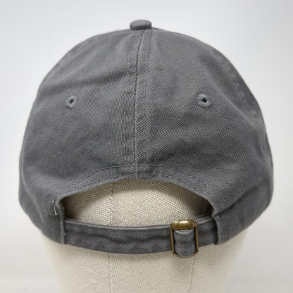 Quake City Caps Intuit Logo Patch Gray Baseball Cap OSFM Slideback Hat Cotton