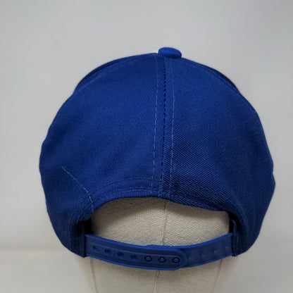 Rep Dom Flag Snapback Hat Blue One Size Embroidered Colorblock