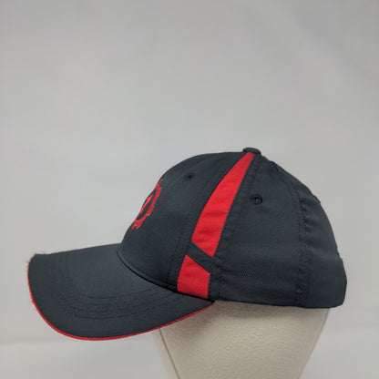 Sport-Tek Strapback Hat Black One Size Adjustable Embroidered Port Authority