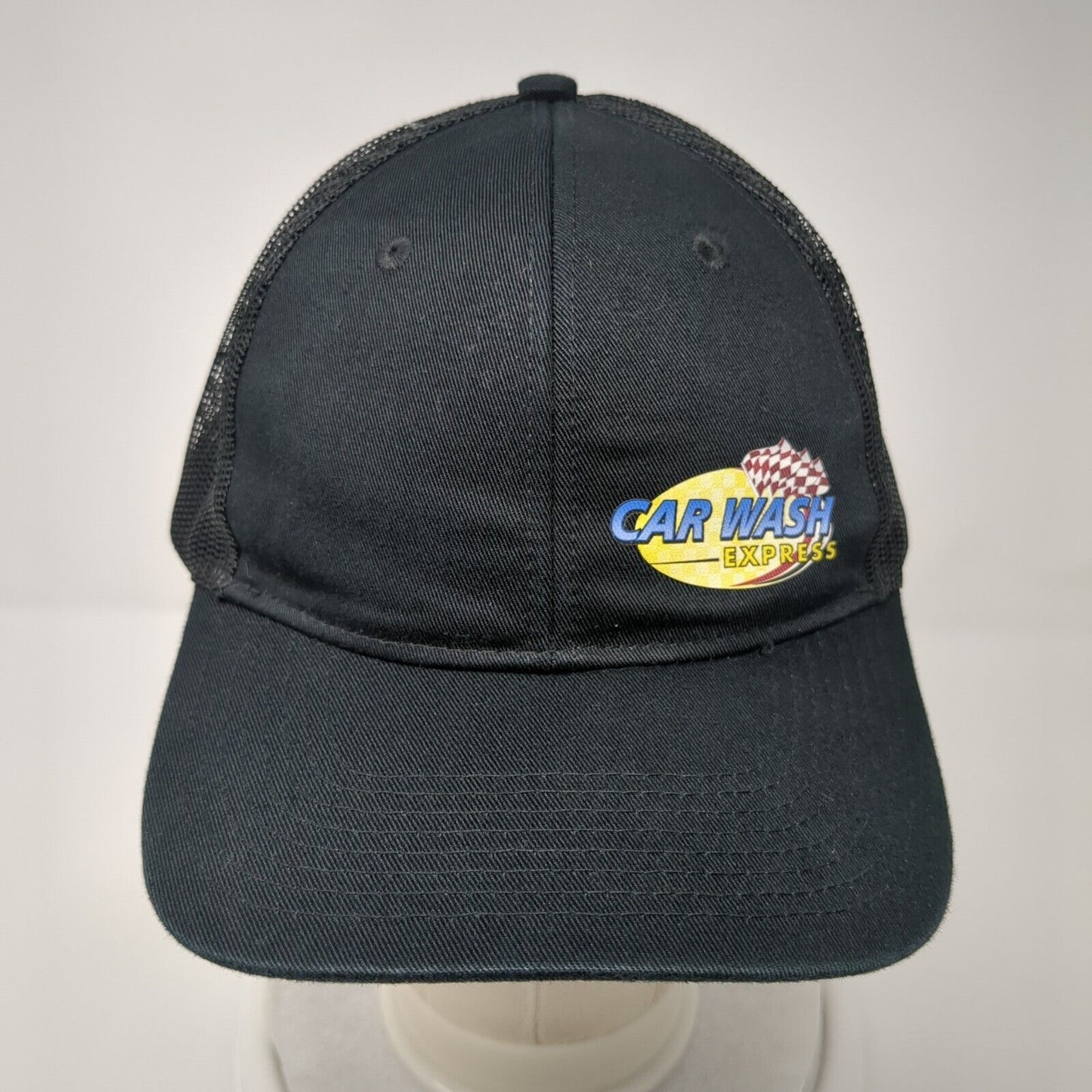 Car Wash Express Snapback Trucker Hat Black One Size Mesh Back 6 Panel