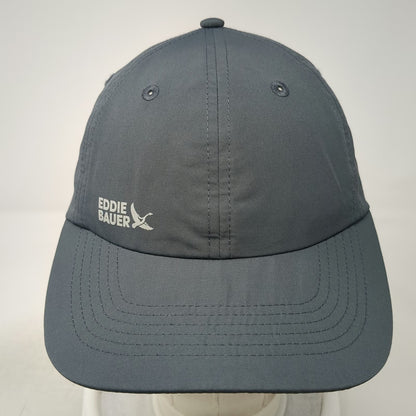 Eddie Bauer Baseball Cap Gray One Size Strapback Embroidered Logo Polyester Hat
