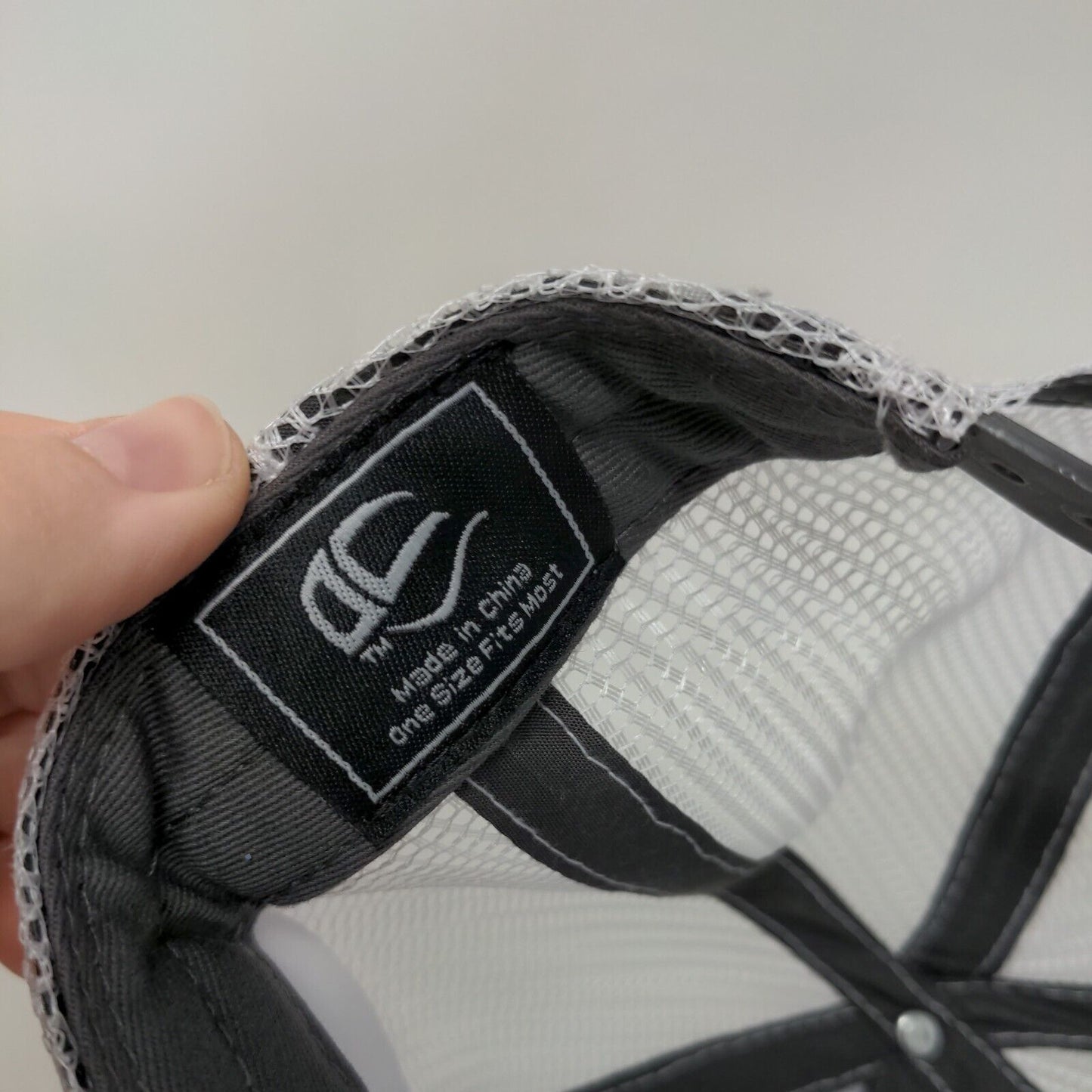 TCM Contractor's Edge Snapback Trucker Hat Gray OSFM Embroidered Mesh Back OC